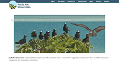 Desktop Screenshot of pacificrimconservation.org